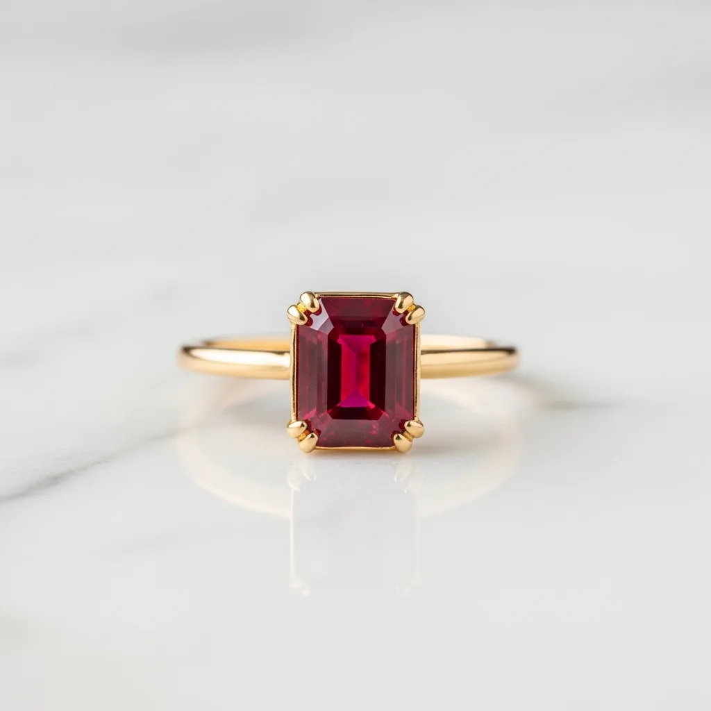 Équipe de gemmologues Rubis & Design examinant une pierre précieuse